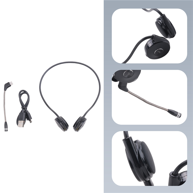 Excellent-Bone Conduction Earp - Wired Earphone Mic recension och pris