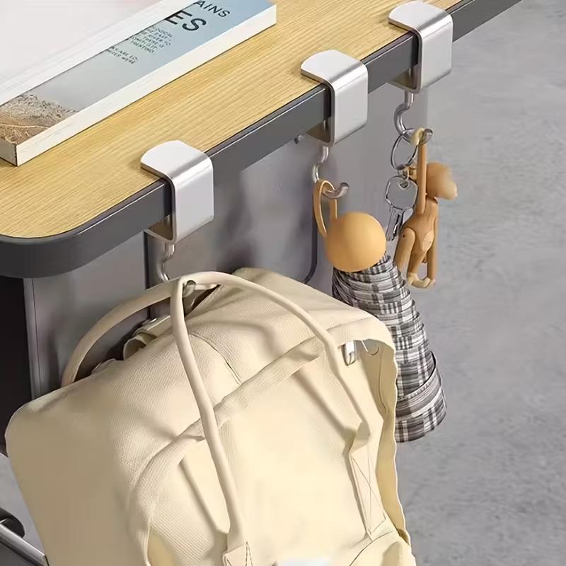 4pcs Removable Desk Hooks: Bac - Headphone Stand Desk recension och pris