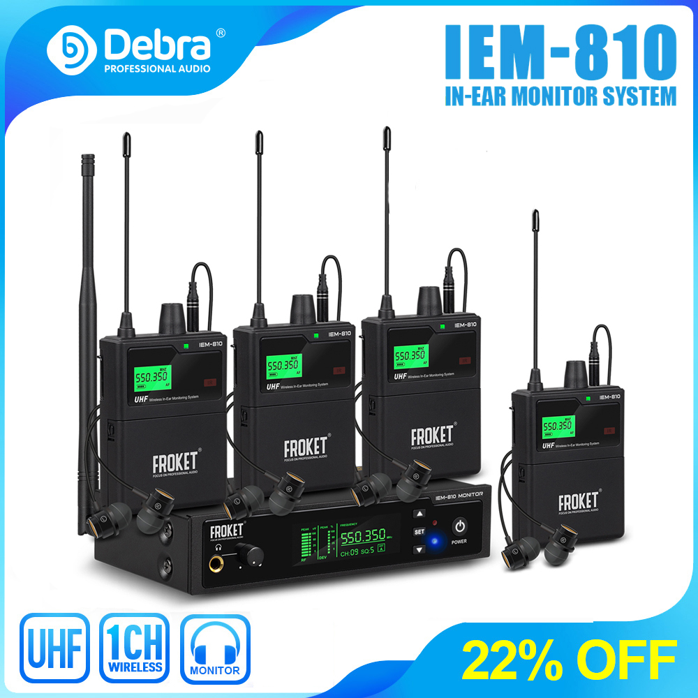 Debra New UHF In-Ear Monitorin - In Ear Monitor Iem recension och pris