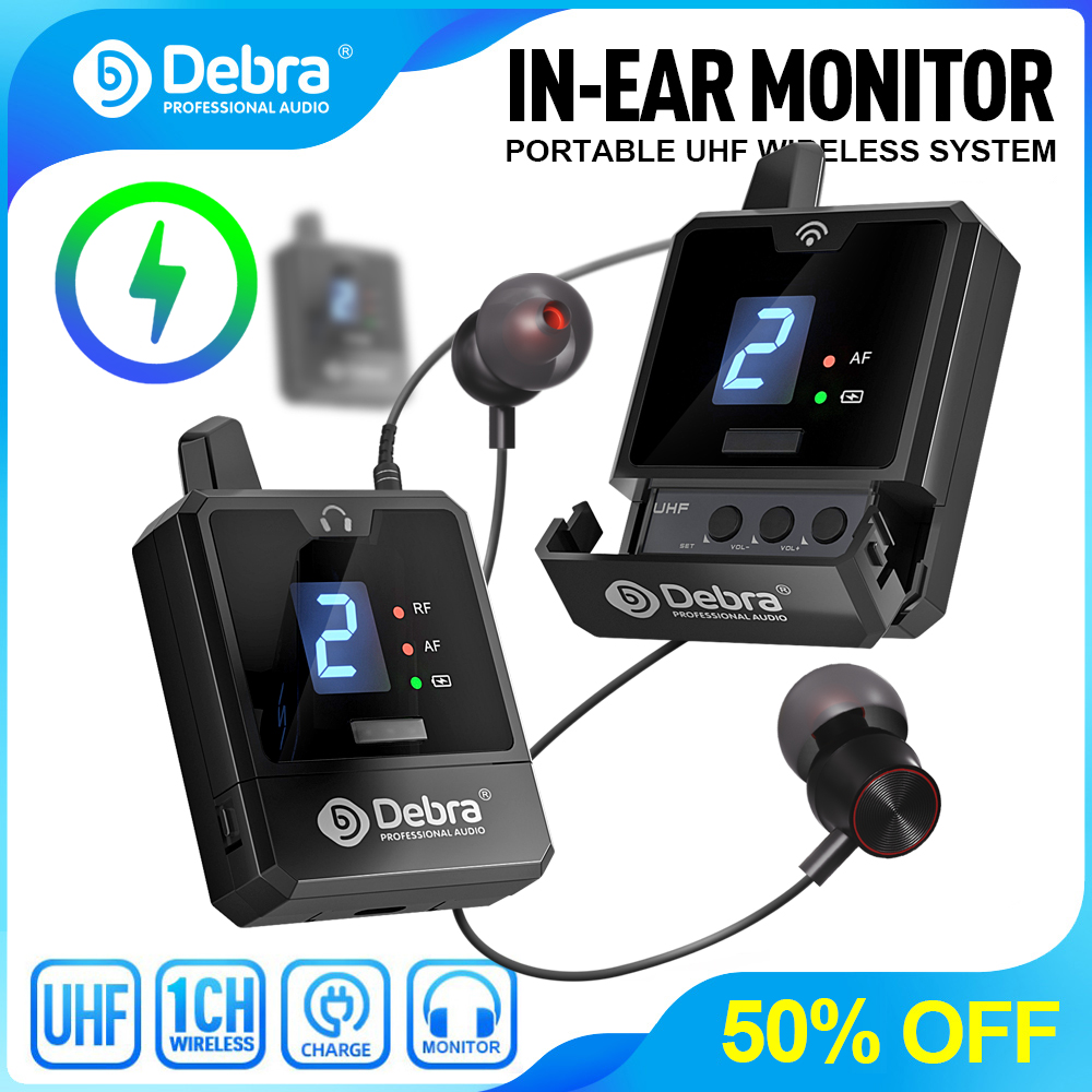 Debra UHF IEM Wireless In-Ear  - Bluetooth Headset On Ear recension och pris