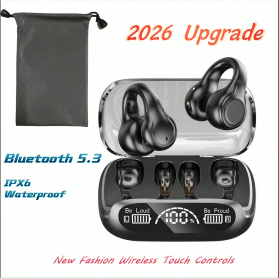 2026 Upgrade Wireless Bone Con - Noise Cancelling Headphone recension och pris