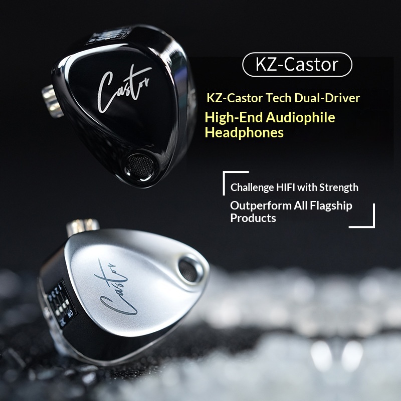 KZ Castor In Ear Wired Headpho - Audiophile Headphone Wired recension och pris