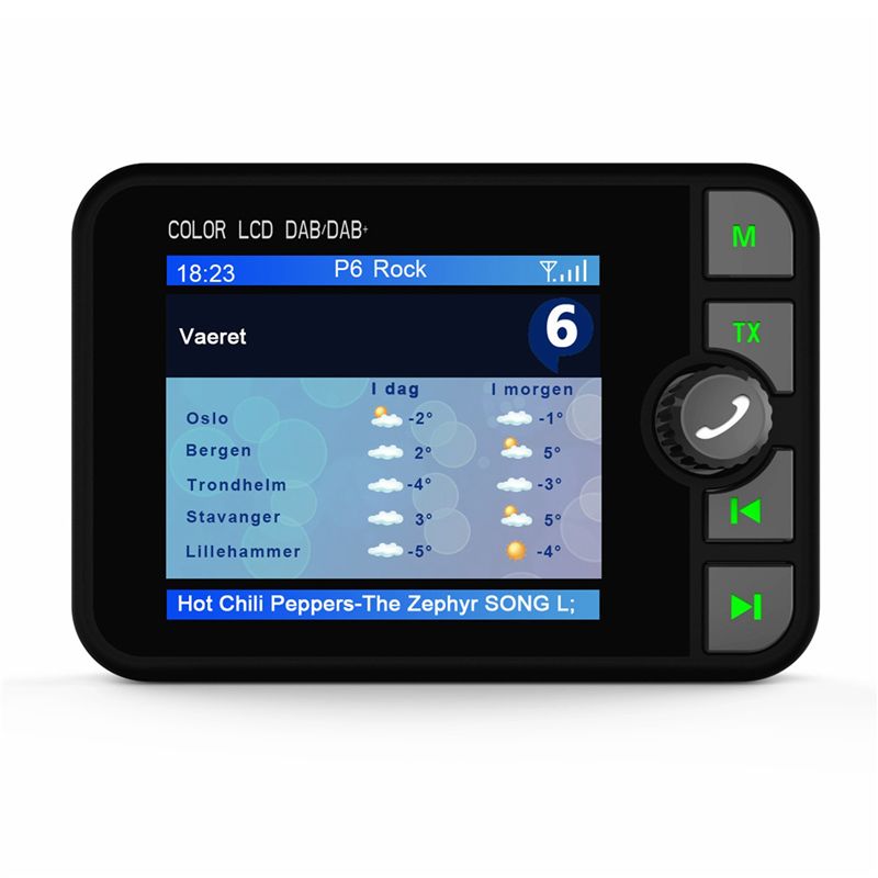 Prominent 2X Car DAB/DAB+ Rece - Bluetooth Adapter Receiver recension och pris