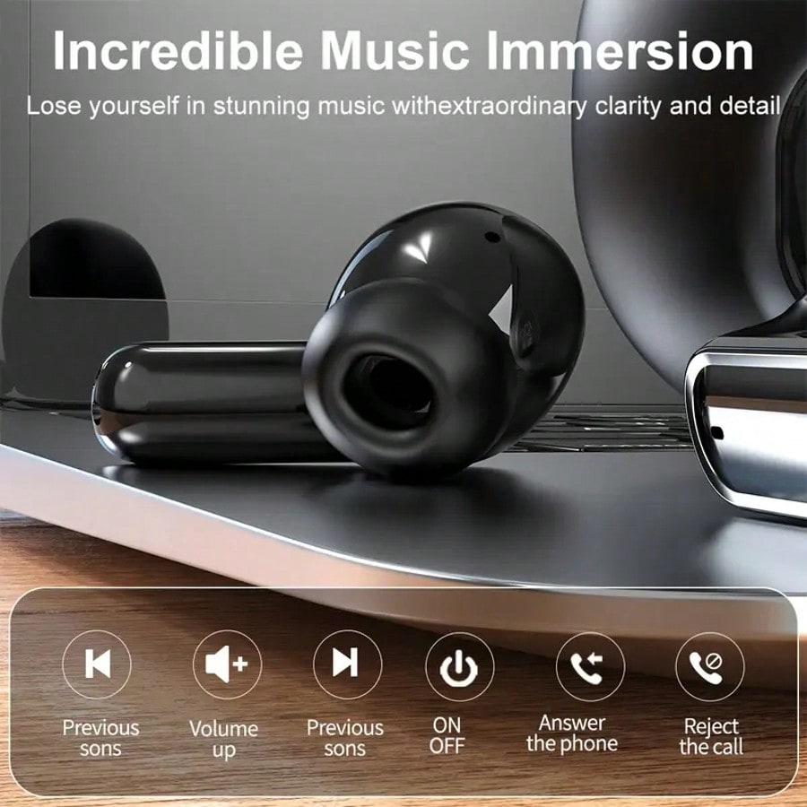 Wireless Earphones, Bluetooth  - Earbuds Charging Case recension och pris