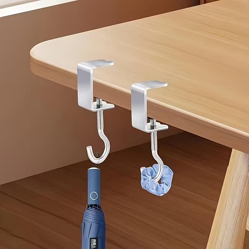 4pcs Removable Desk Hooks: Bac - Headphone Stand Desk recension och pris