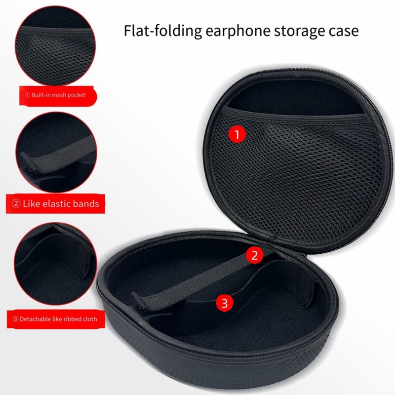 PHILE-Hard EVA Protective Carr - Headphone Case Hard recension och pris