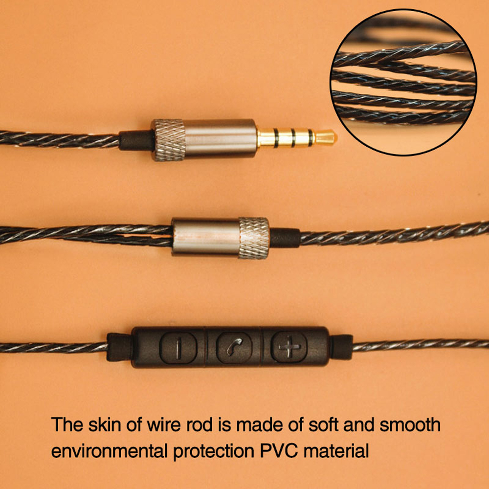 3.5mm Jack Headset Line DIY Ea - Audiophile Headphone Wired recension och pris