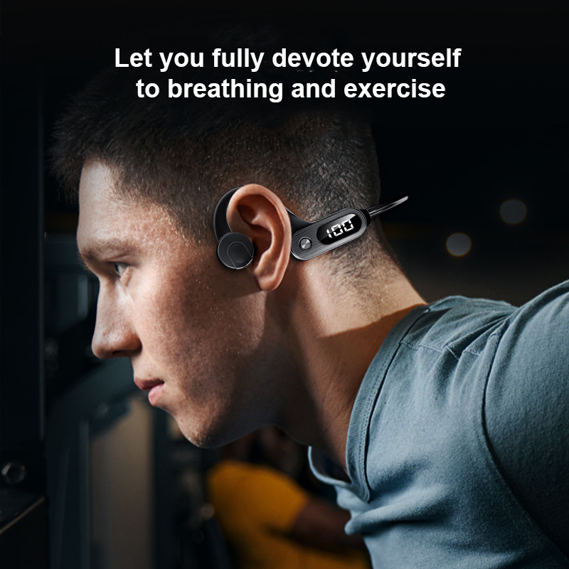 Bone Conduction Bluetooth 5.3  - Sports Earphone Hook recension och pris