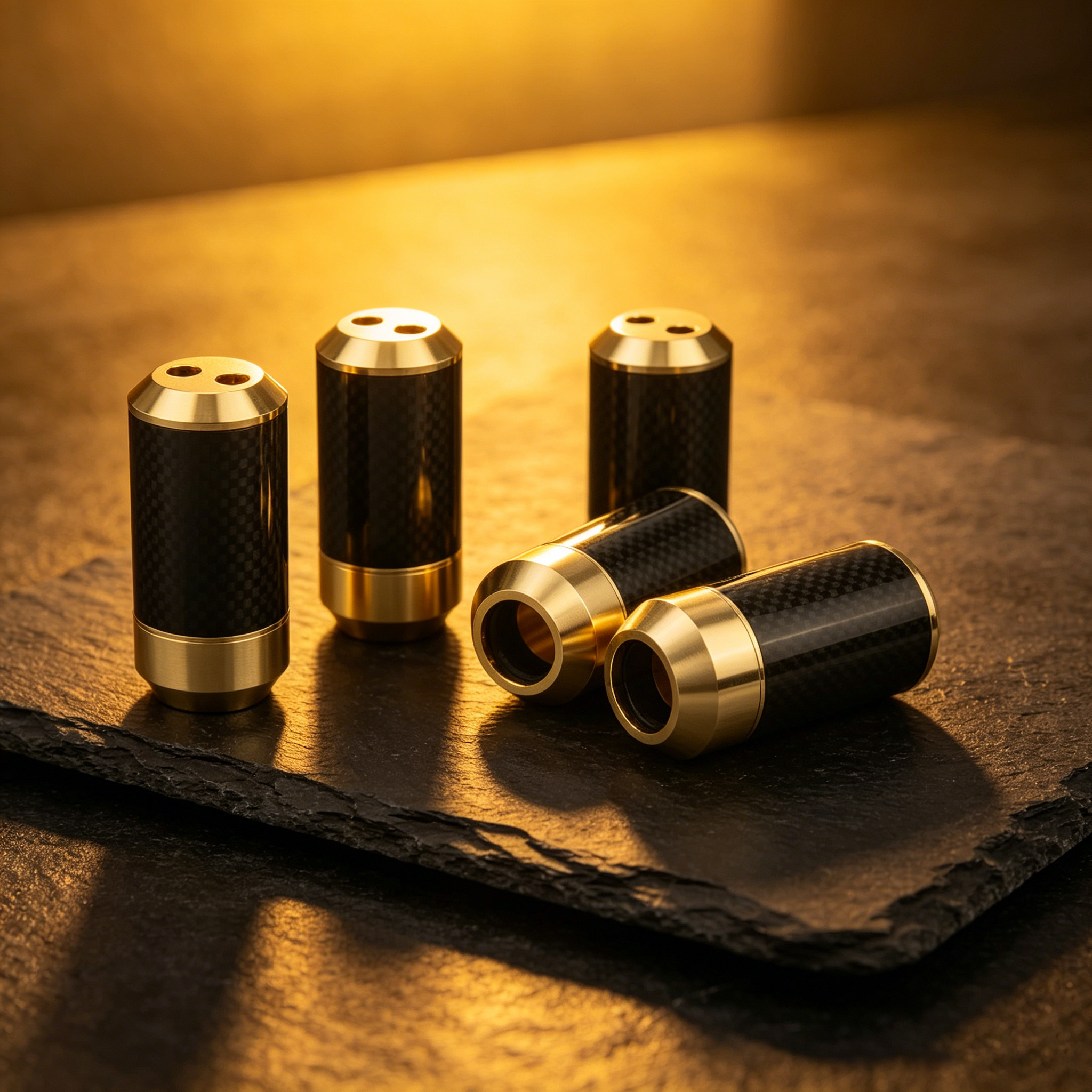 Audiocrast Carbon fiber Gold P - Audio Splitter Y recension och pris