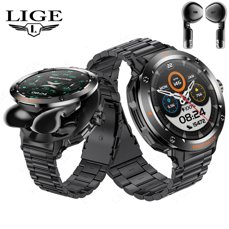 New Men's 2 In 1 Headset Smart - Earbuds Charging Case recension och pris