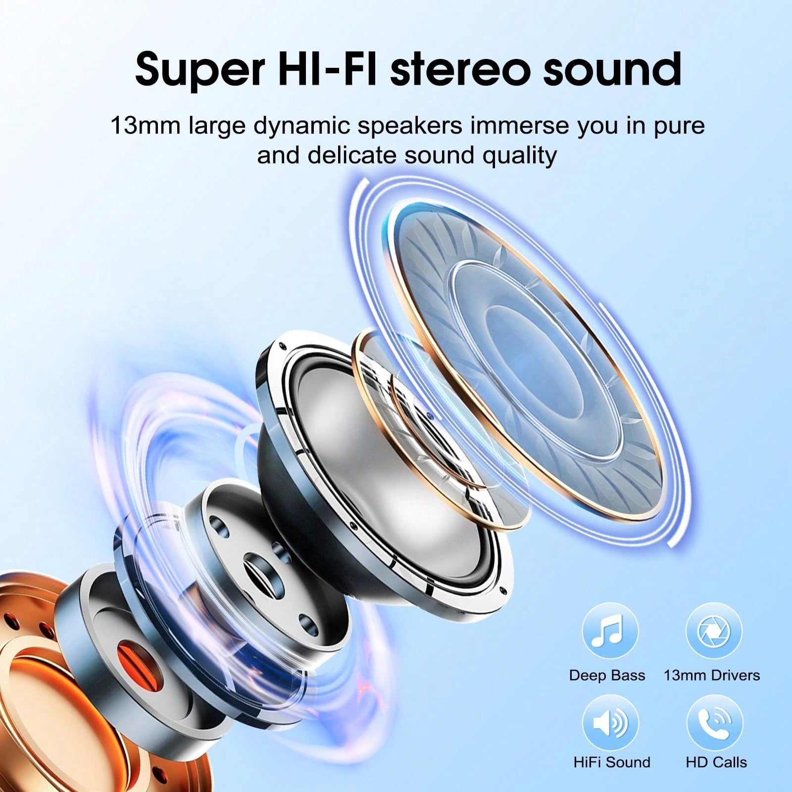 Ordtop Csasan Wireless Earbuds - Noise Cancelling Headphone recension och pris