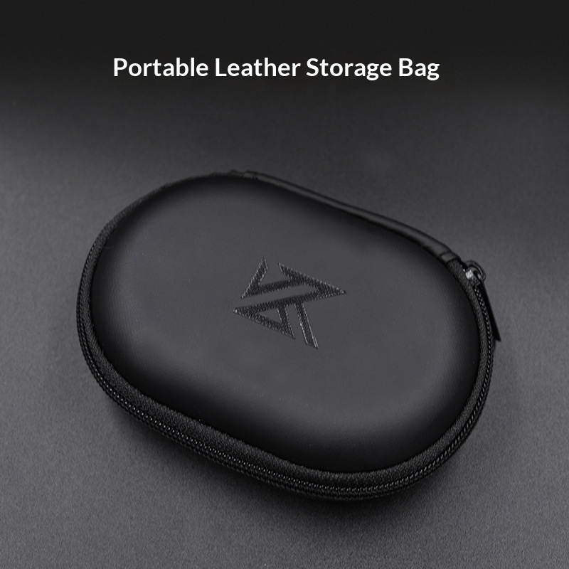 KZ Earphone Storage Case Oval  - Headphone Case Hard recension och pris
