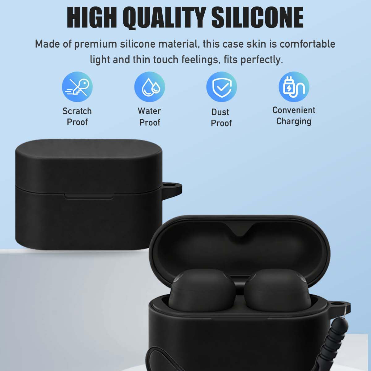Case for Sony WF-1000XM6 Earbu - Earbuds Charging Case recension och pris