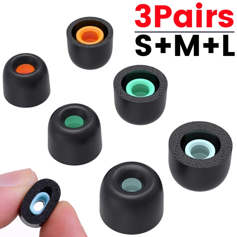 Soft Memory Foam Eartips for S - Earphone Foam Tip recension och pris