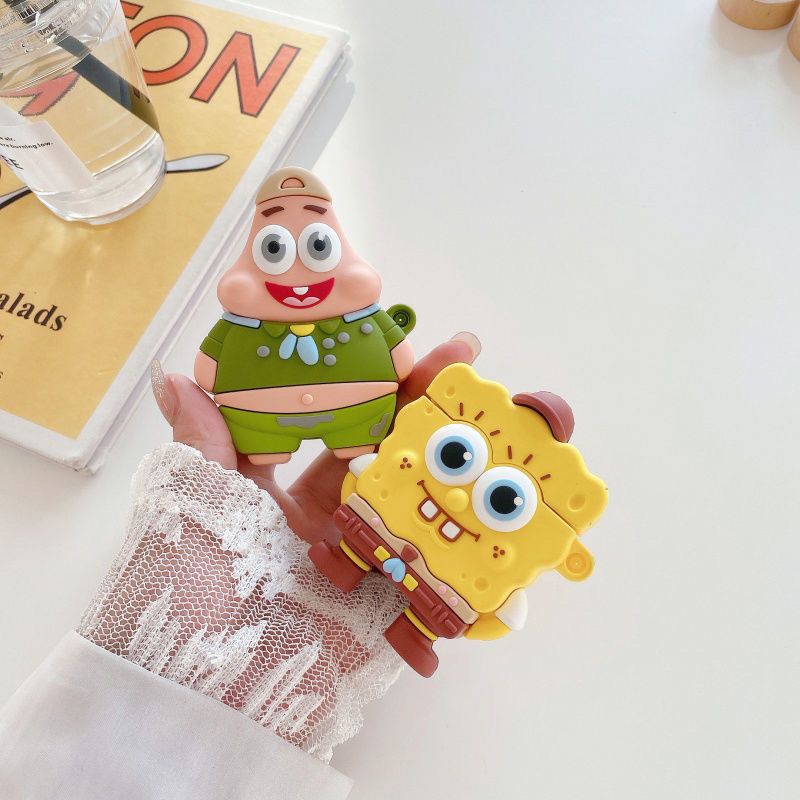 Cute SpongeBob Creative Silico - Earbuds Charging Case recension och pris