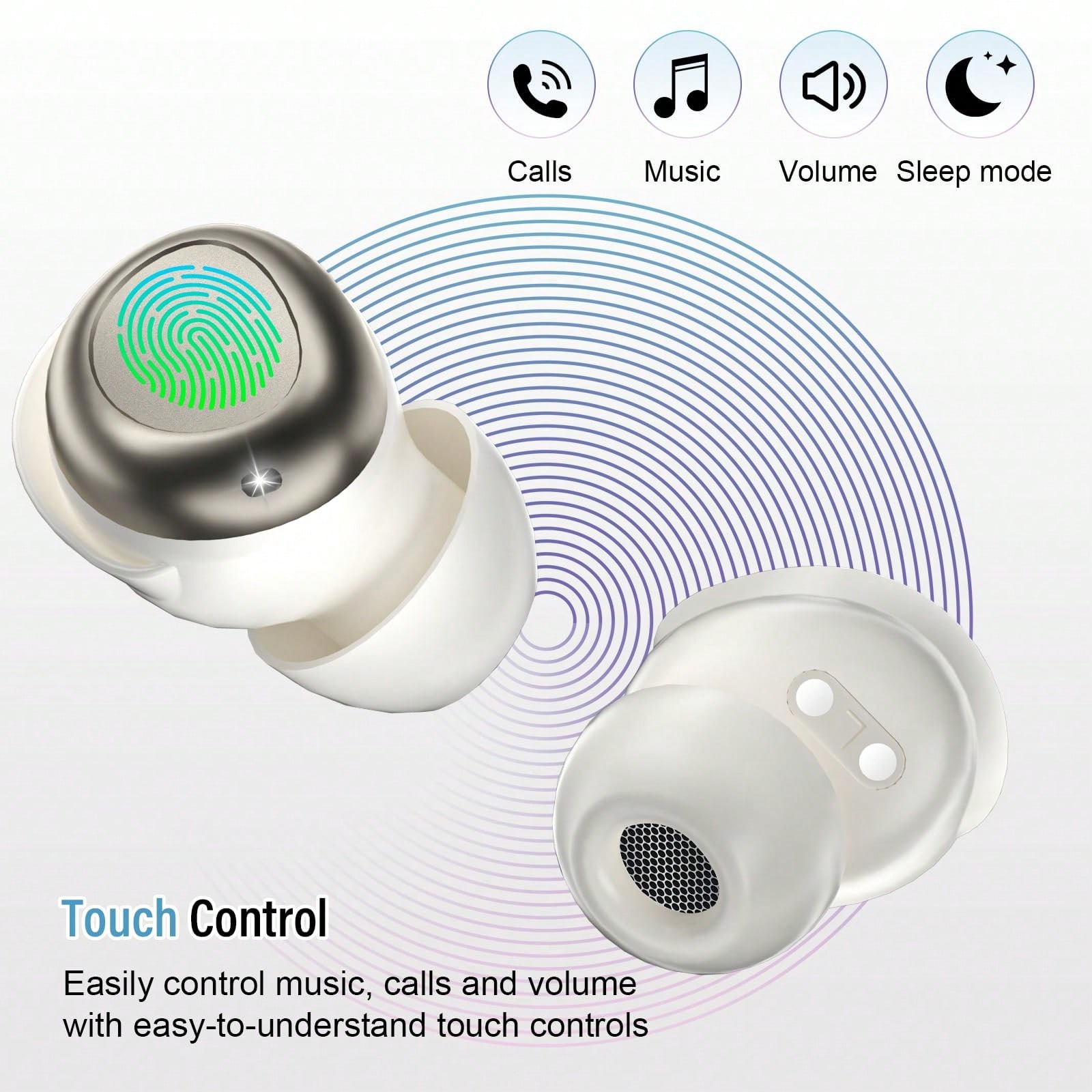 Sleep Earbuds Bluetooth 5.4 In - Earbuds Charging Case recension och pris