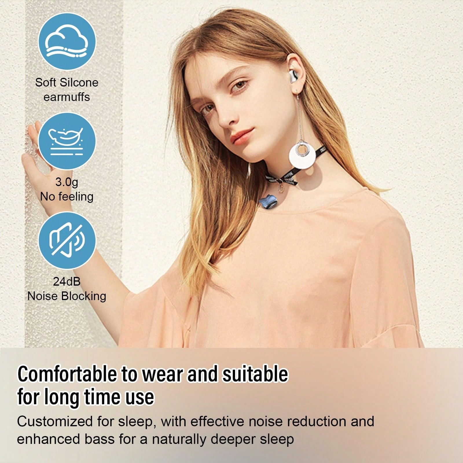 Sleep Earbuds Bluetooth 5.4 In - Earbuds Charging Case recension och pris