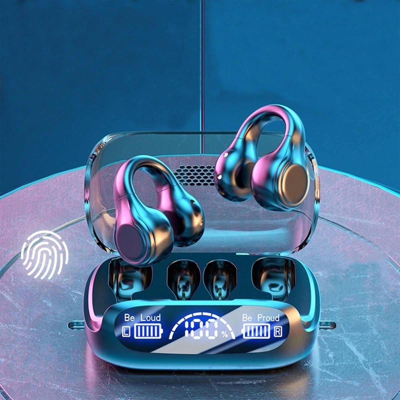 2026 Upgrade Wireless Bone Con - Noise Cancelling Headphone recension och pris