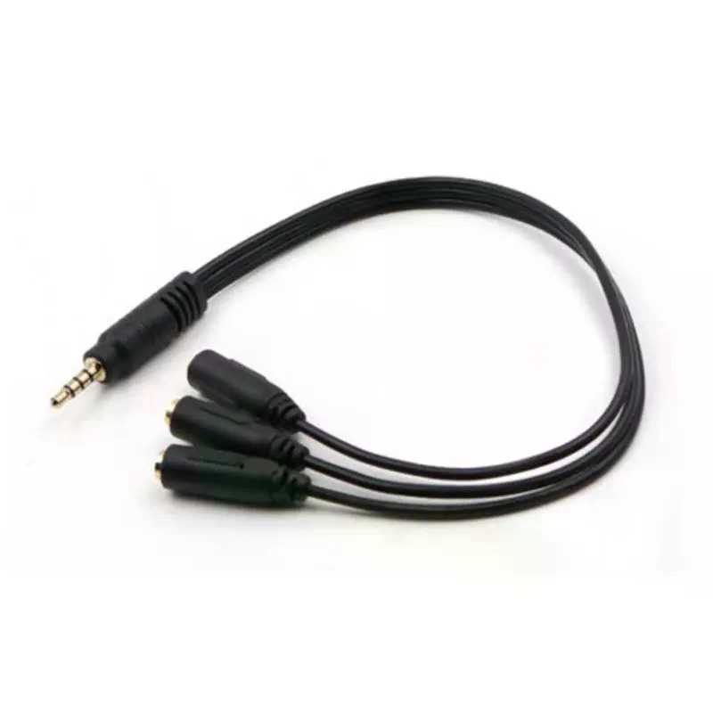 3.5mm 3 3.5mm 1 3 Adapter Way  - Earphone Splitter Jack recension och pris