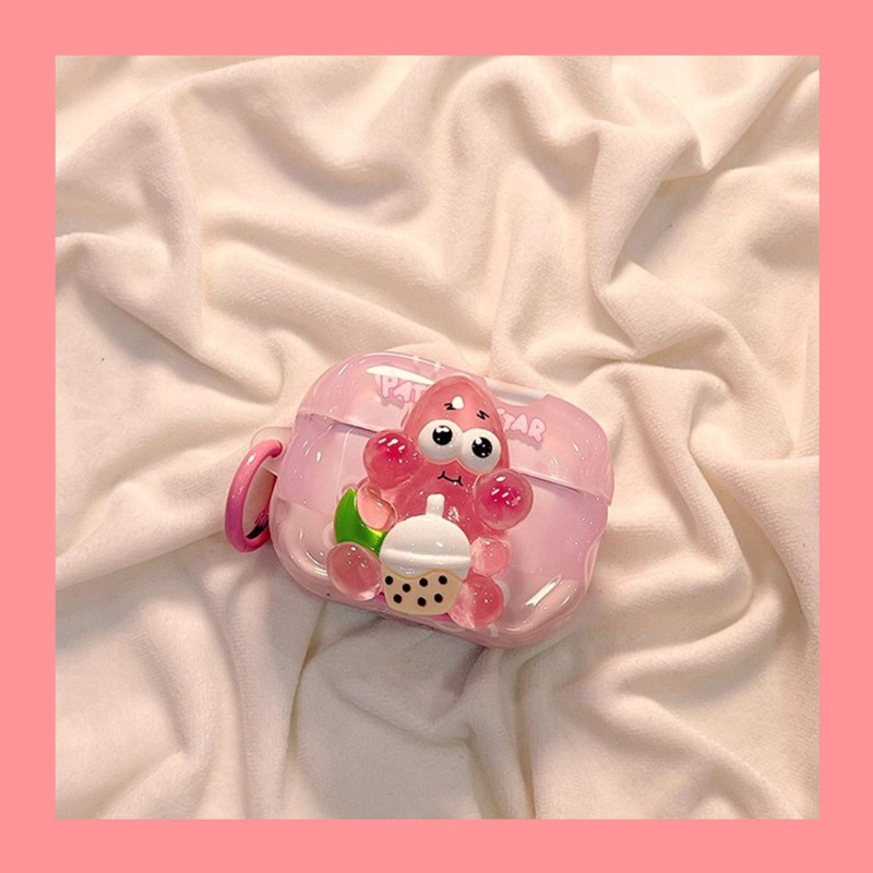 Cute SpongeBob 3D Protective C - Earbuds Charging Case recension och pris