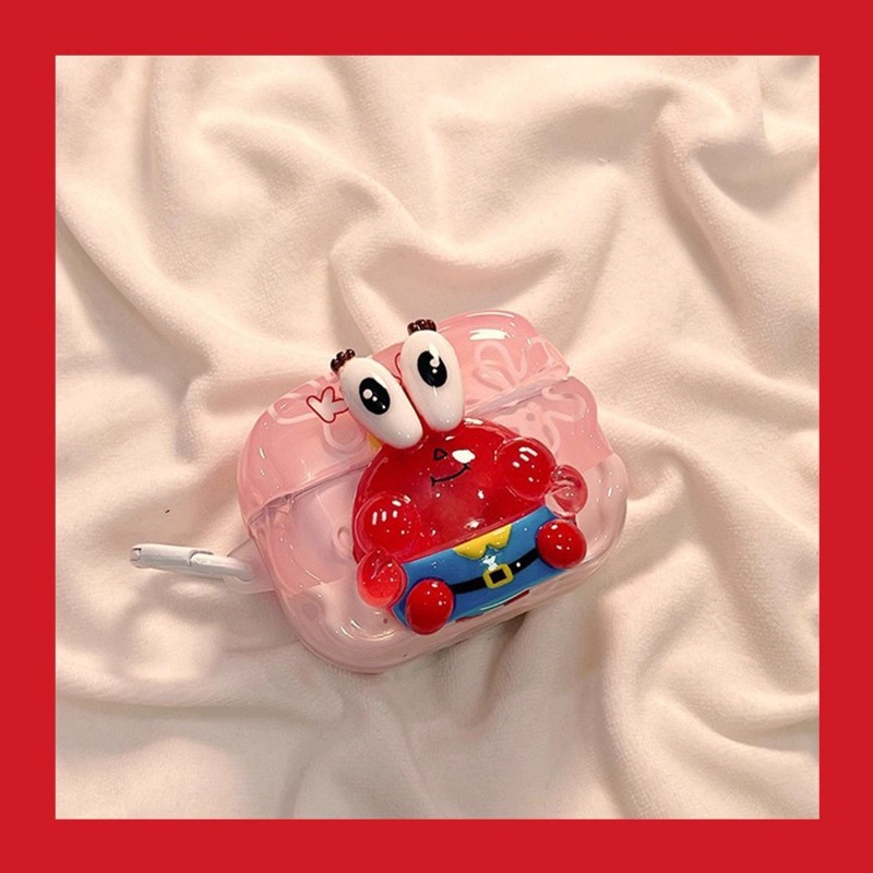 Cute SpongeBob 3D Protective C - Earbuds Charging Case recension och pris